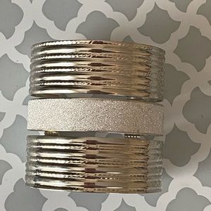 Silver Tone statement bracelet